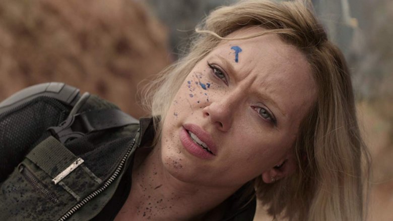 Scarlett Johansson em Vingadores: Guerra Infinita
