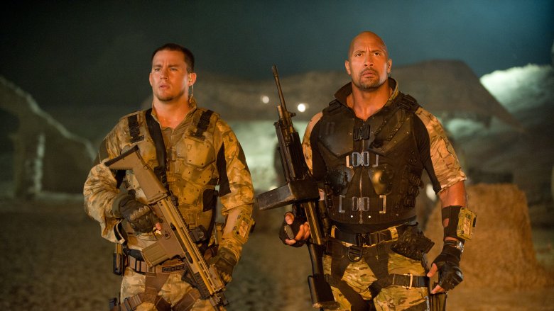 Channing Tatum and Dwayne Johnson in G.I. Joe: Retaliation